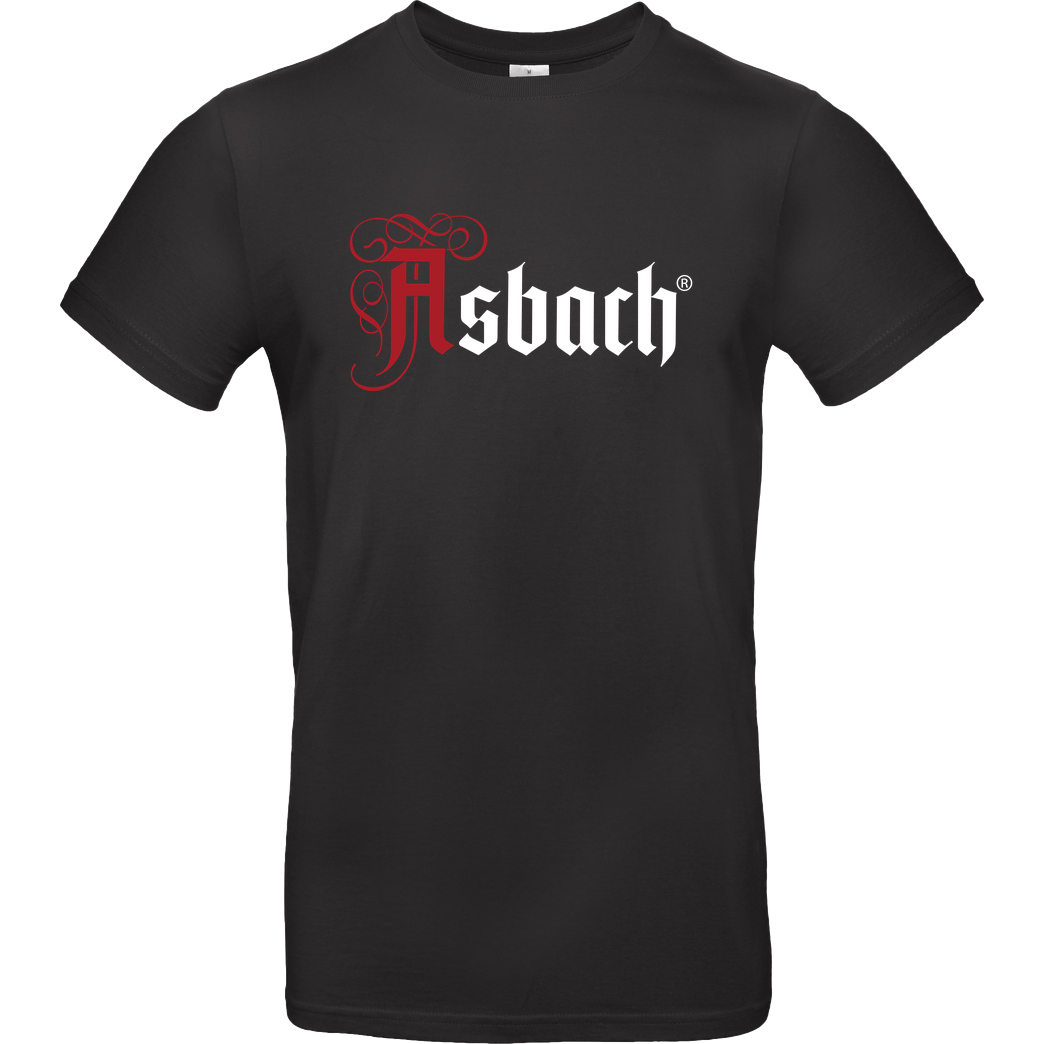 Asbach Asbach® - Logo T-Shirt B&C EXACT 190 - Schwarz