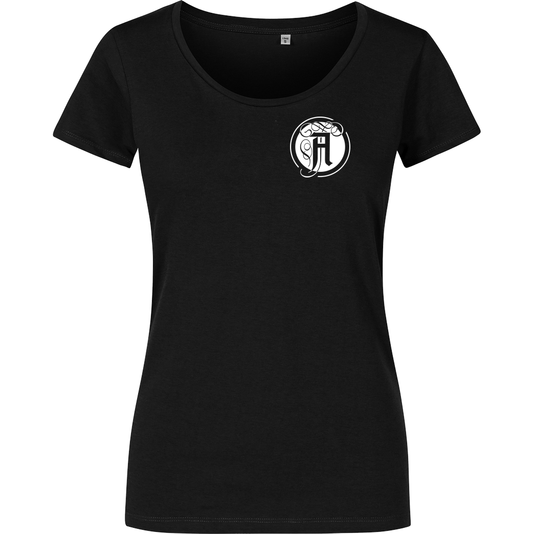 Asbach Asbach® - Badge T-Shirt Girlshirt schwarz