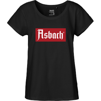 Asbach® - Box Logo Fairtrade Loose Fit Girlie - black