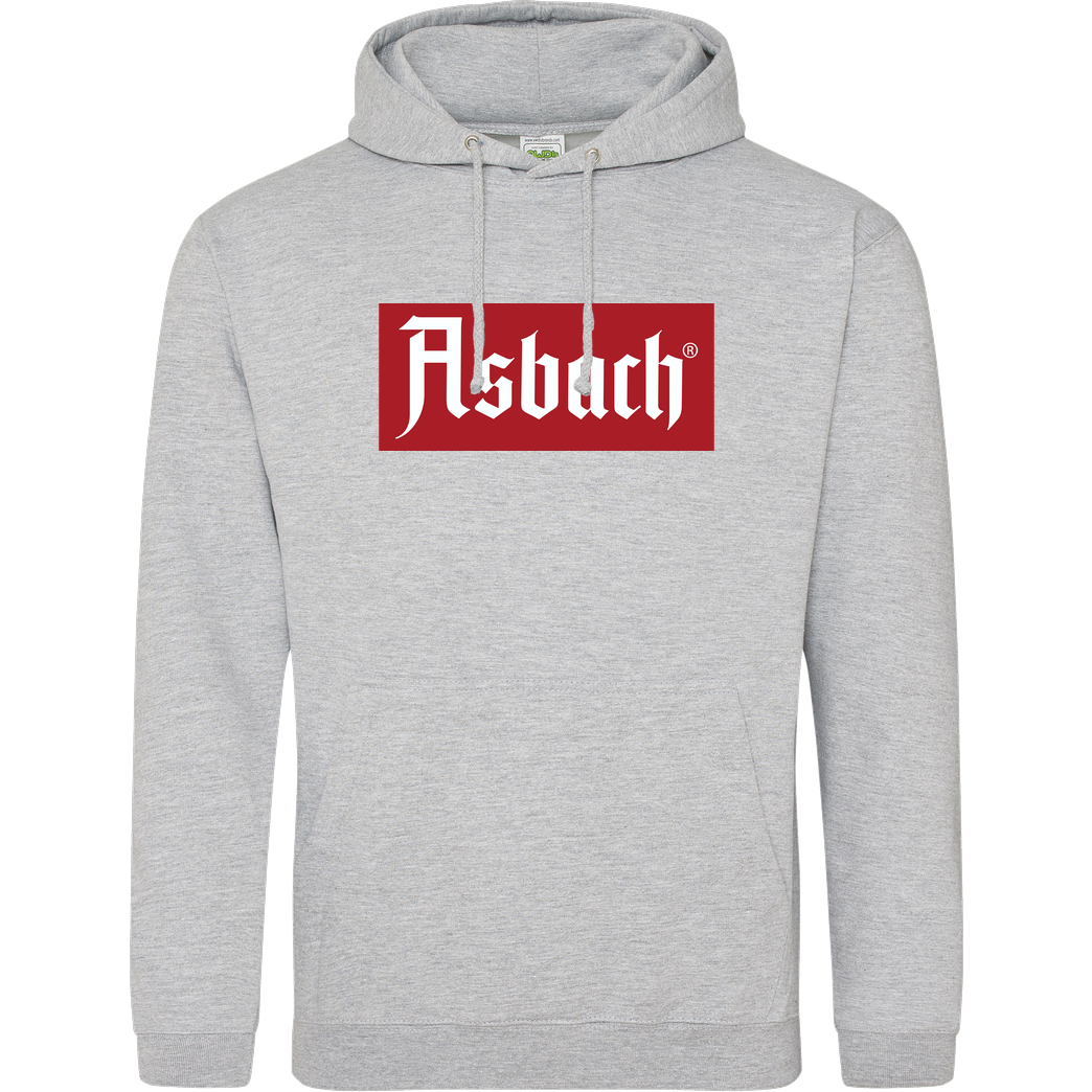 Asbach Asbach® - Box Logo Sweatshirt JH Hoodie - Heather Grey
