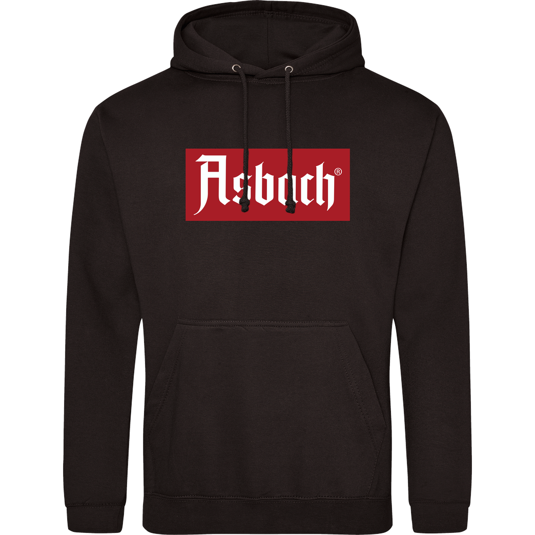 Asbach Asbach® - Box Logo Sweatshirt JH Hoodie - Schwarz