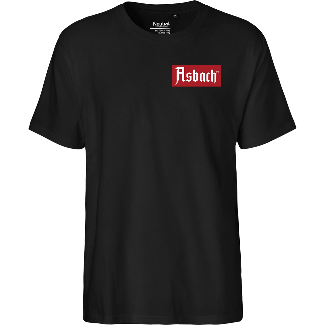 Asbach Asbach® - Box Logo small T-Shirt Fairtrade T-Shirt - black