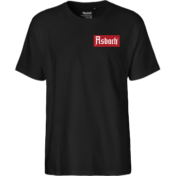 Asbach® - Box Logo small Fairtrade T-Shirt - black