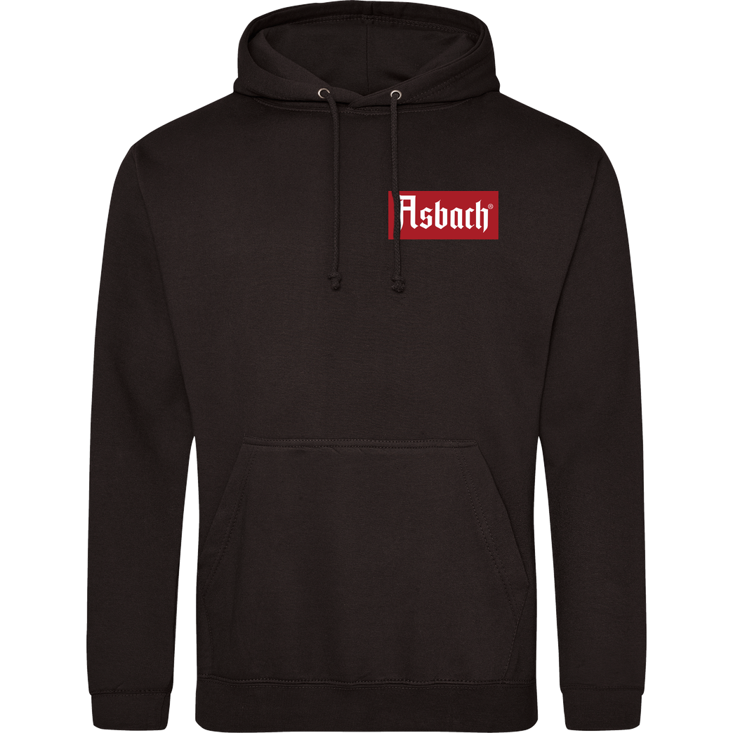 Asbach Asbach® - Box Logo small Sweatshirt JH Hoodie - Schwarz