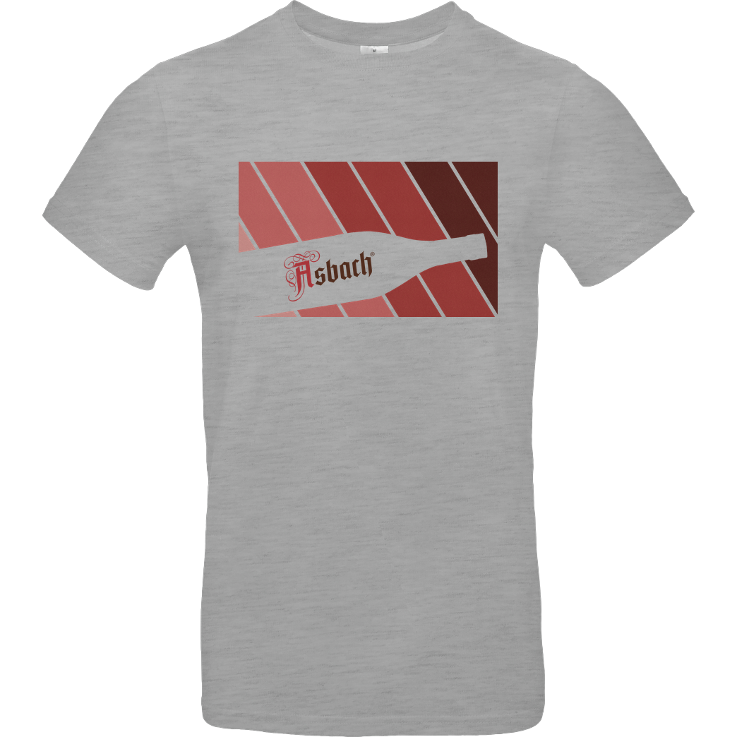 Asbach Asbach® - Colours Red T-Shirt B&C EXACT 190 - heather grey