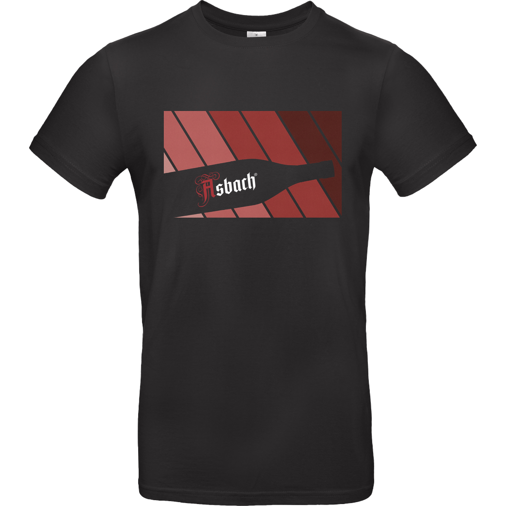 Asbach Asbach® - Colours Red T-Shirt B&C EXACT 190 - Black