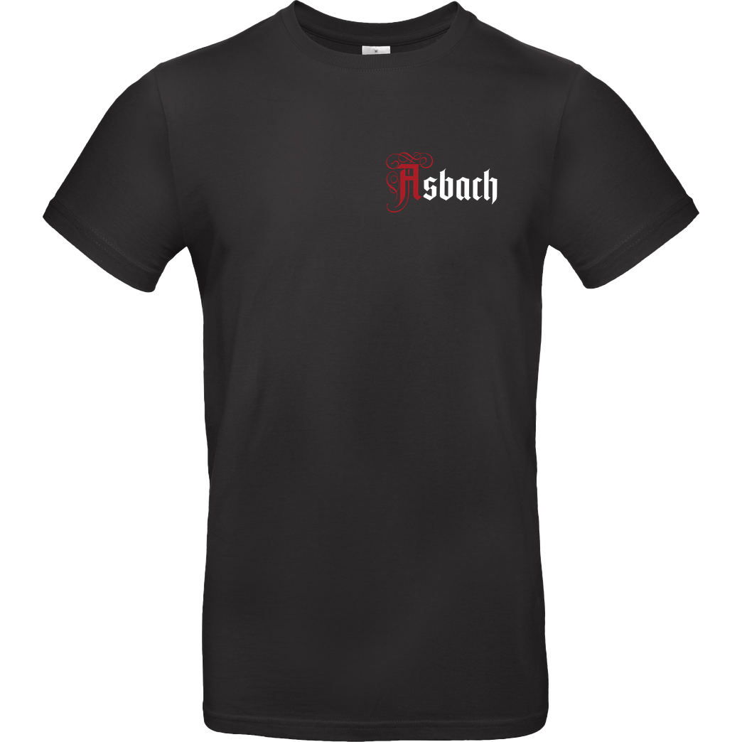 Asbach Asbach® - Logo small T-Shirt B&C EXACT 190 - Black
