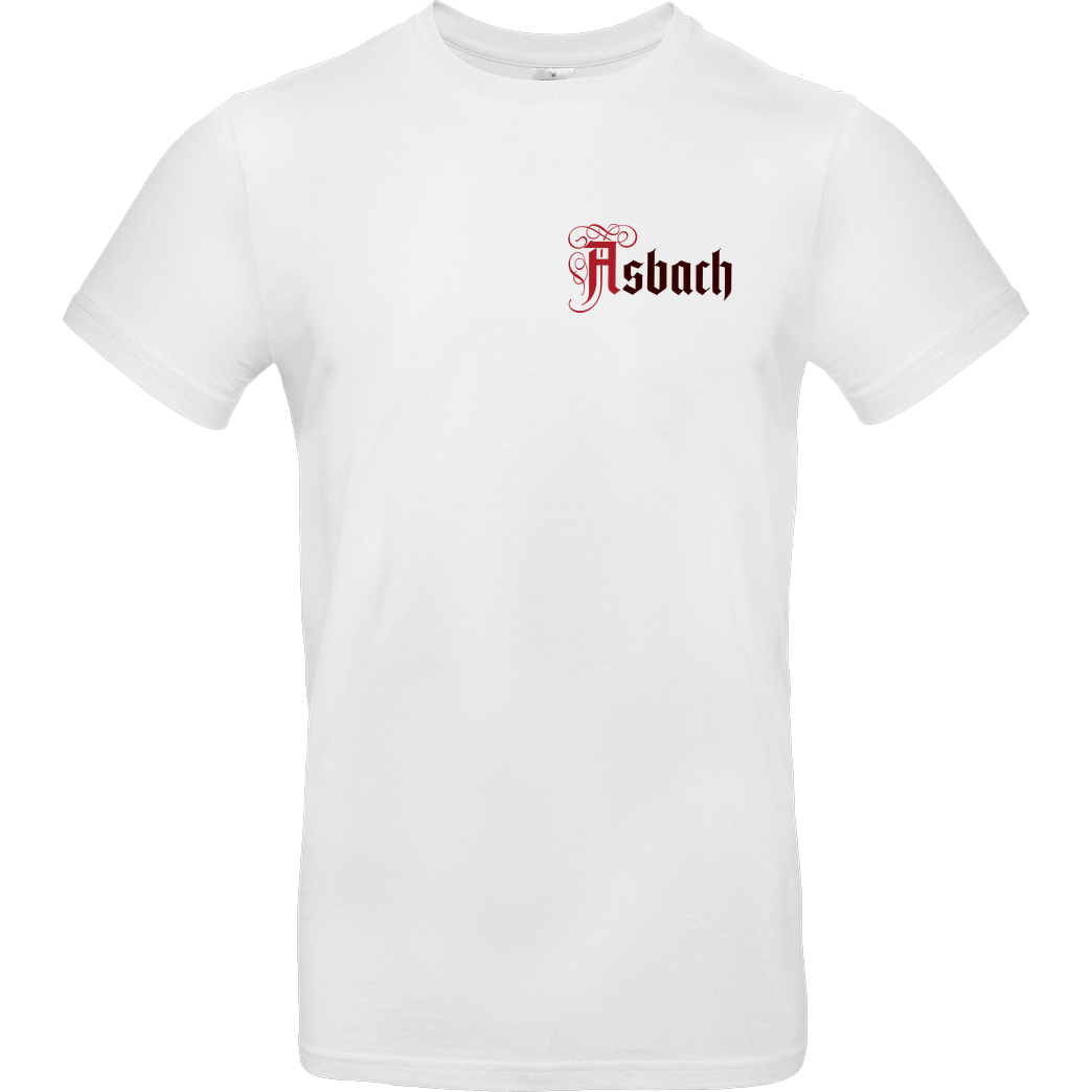 Asbach Asbach® - Logo small T-Shirt B&C EXACT 190 -  White