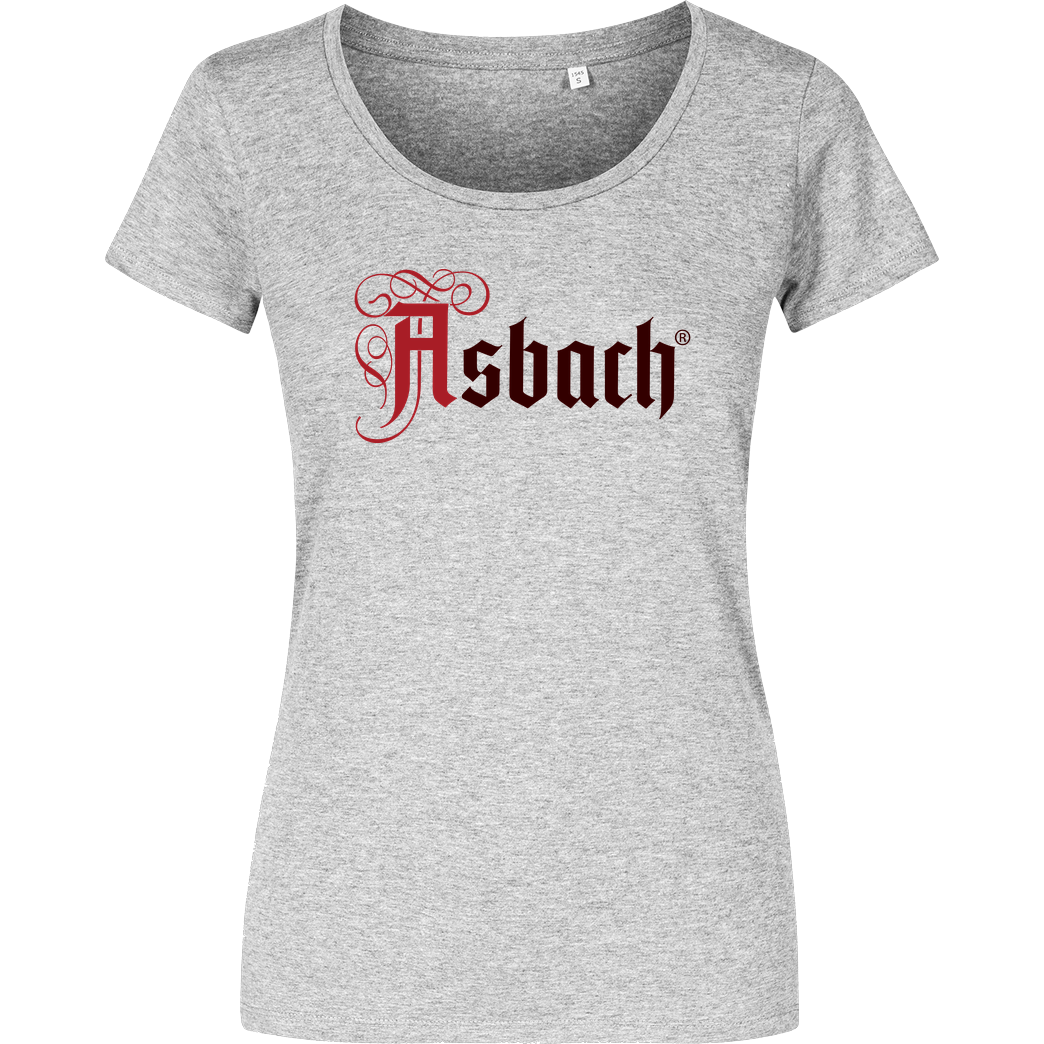 Asbach Asbach® - Logo T-Shirt Girlshirt heather grey