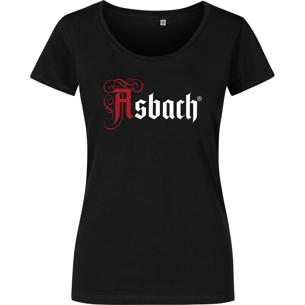 Asbach Asbach® - Logo T-Shirt Girlshirt schwarz