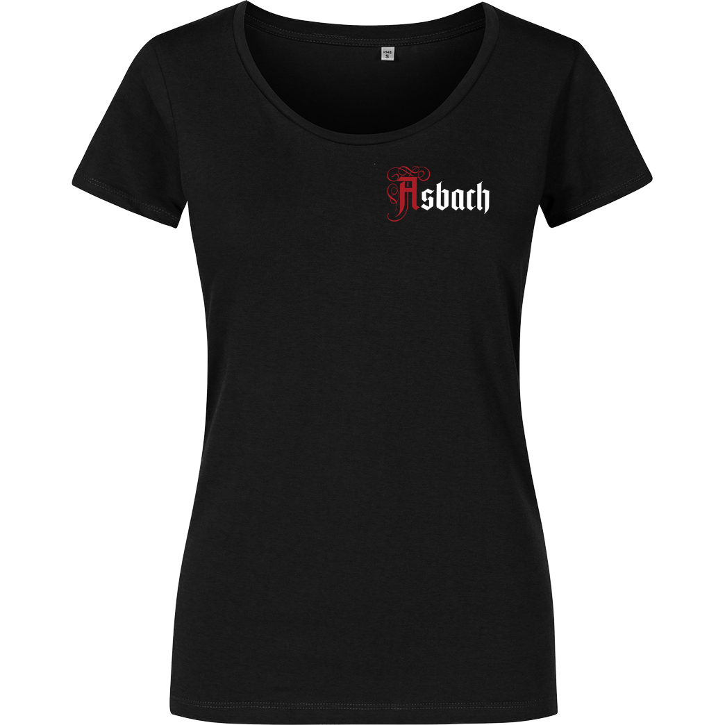Asbach Asbach® - Logo small T-Shirt Girlshirt schwarz