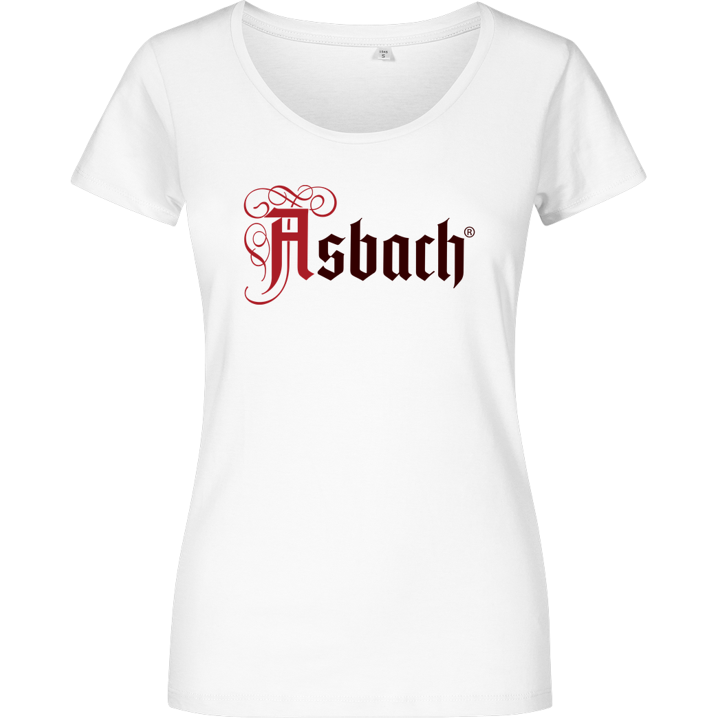 Asbach Asbach® - Logo T-Shirt Girlshirt weiss