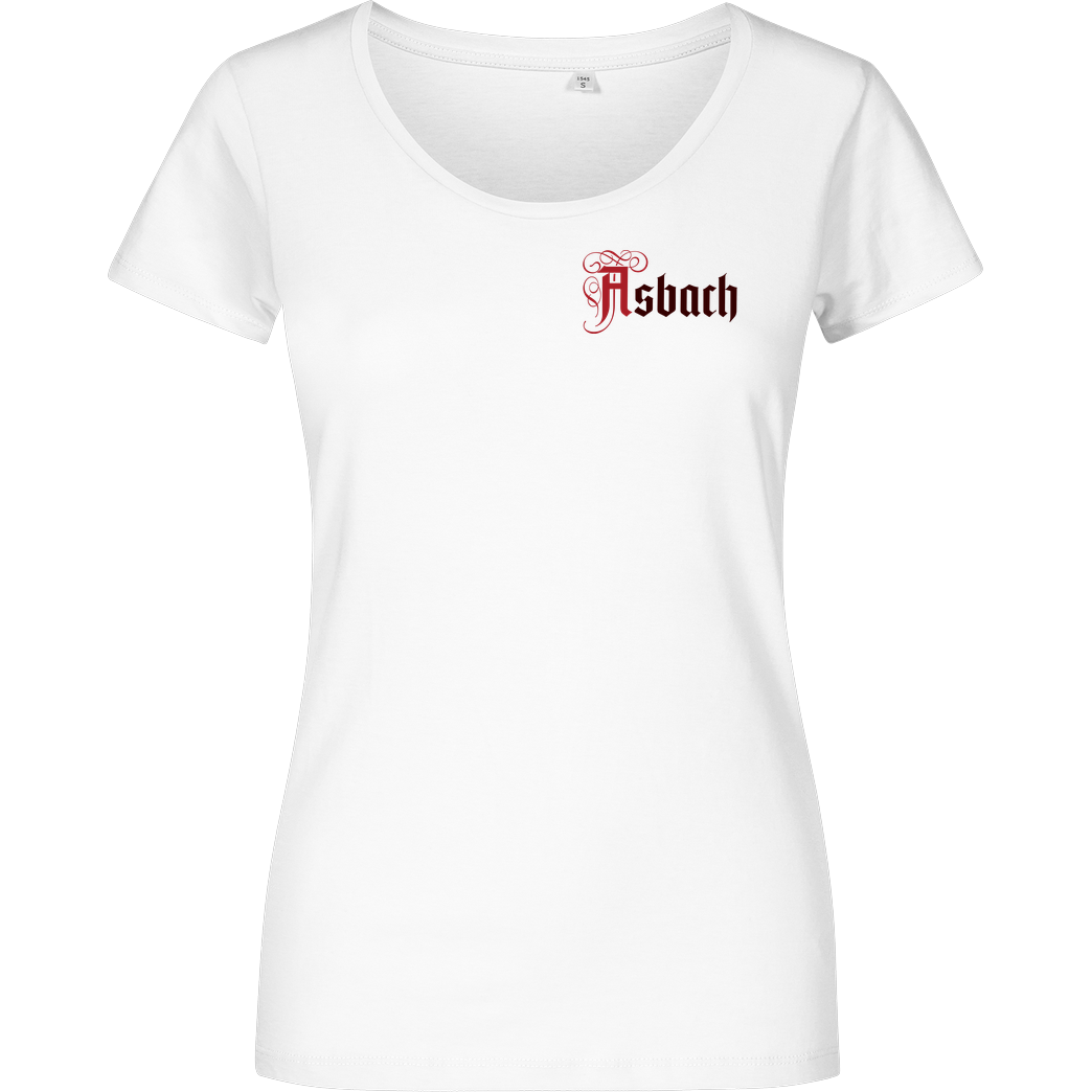 Asbach Asbach® - Logo small T-Shirt Girlshirt weiss