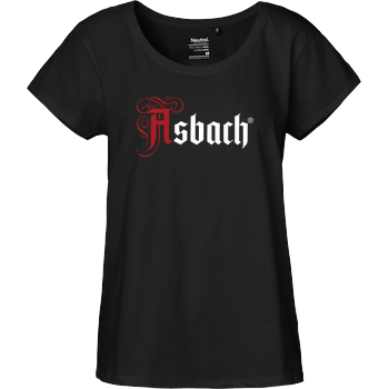 Asbach® - Logo Fairtrade Loose Fit Girlie - black