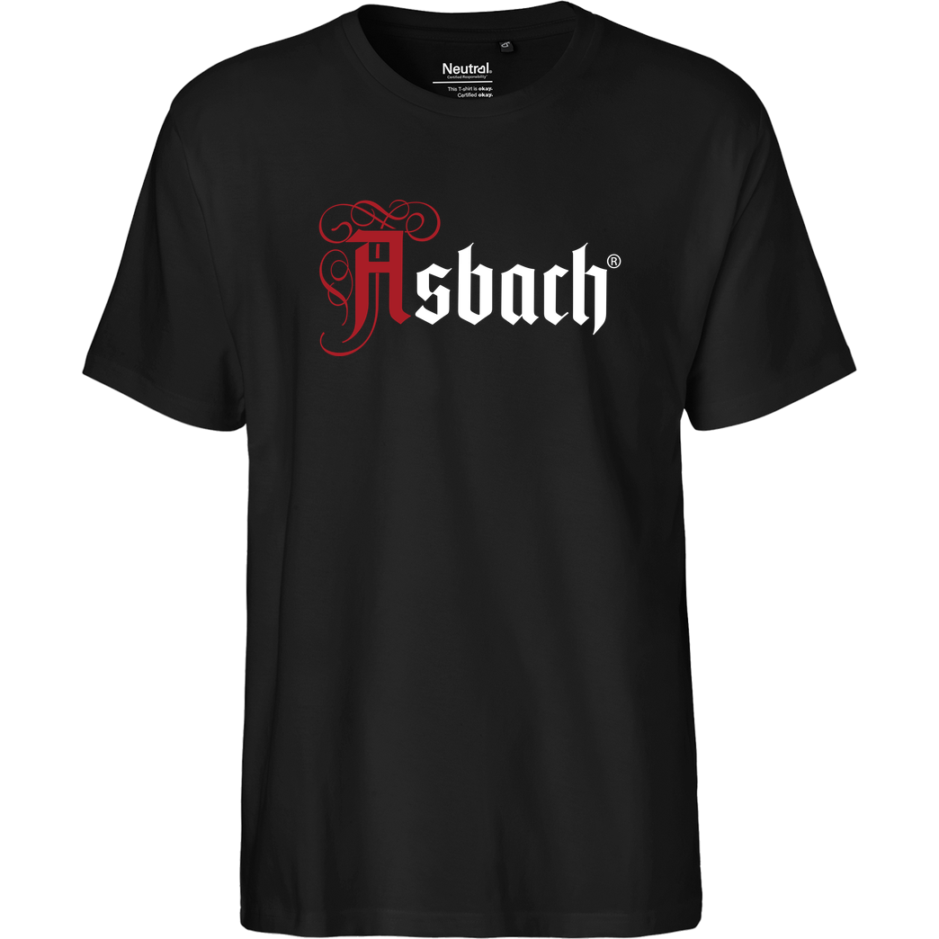 Asbach Asbach® - Logo T-Shirt Fairtrade T-Shirt - black