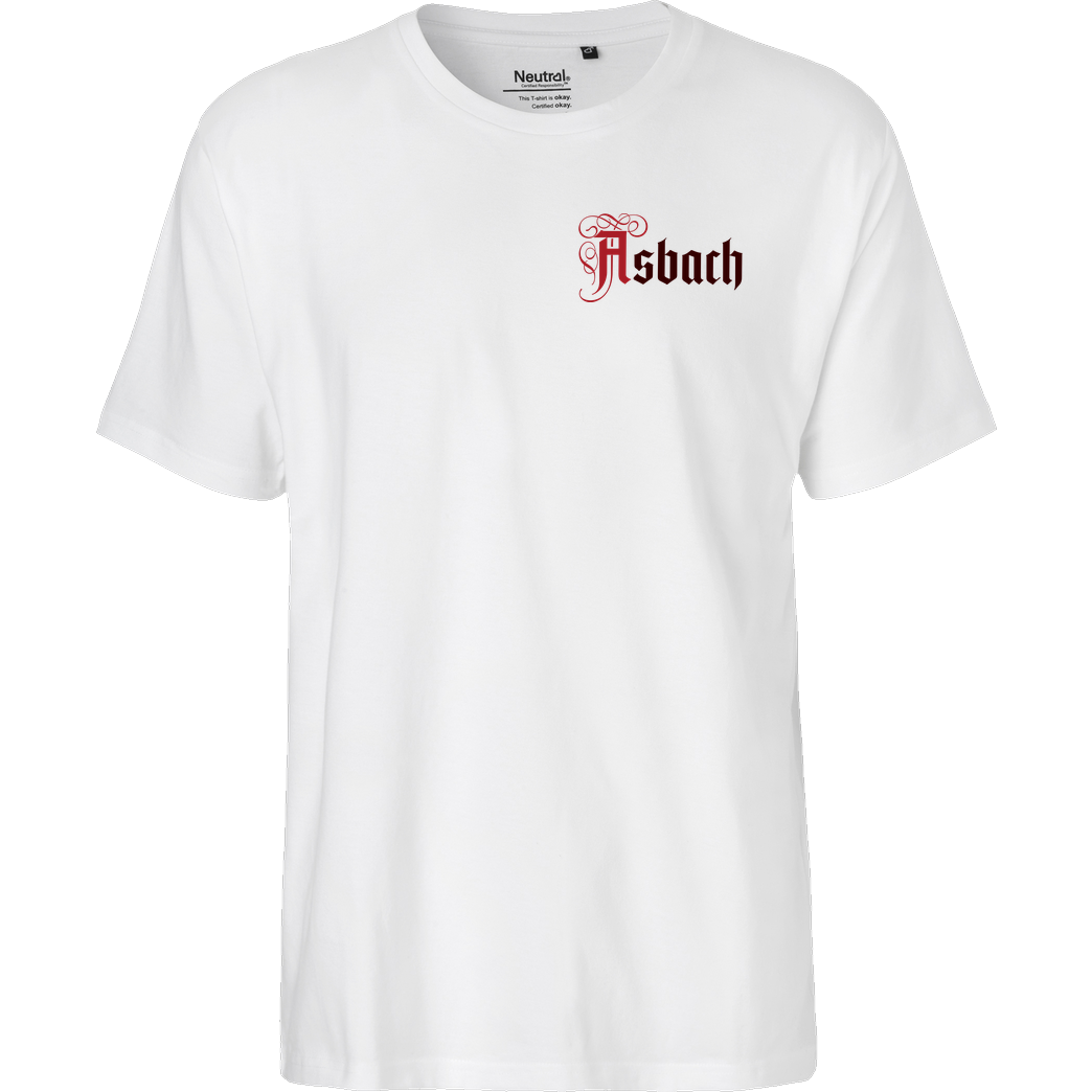 Asbach Asbach® - Logo small T-Shirt Fairtrade T-Shirt - white
