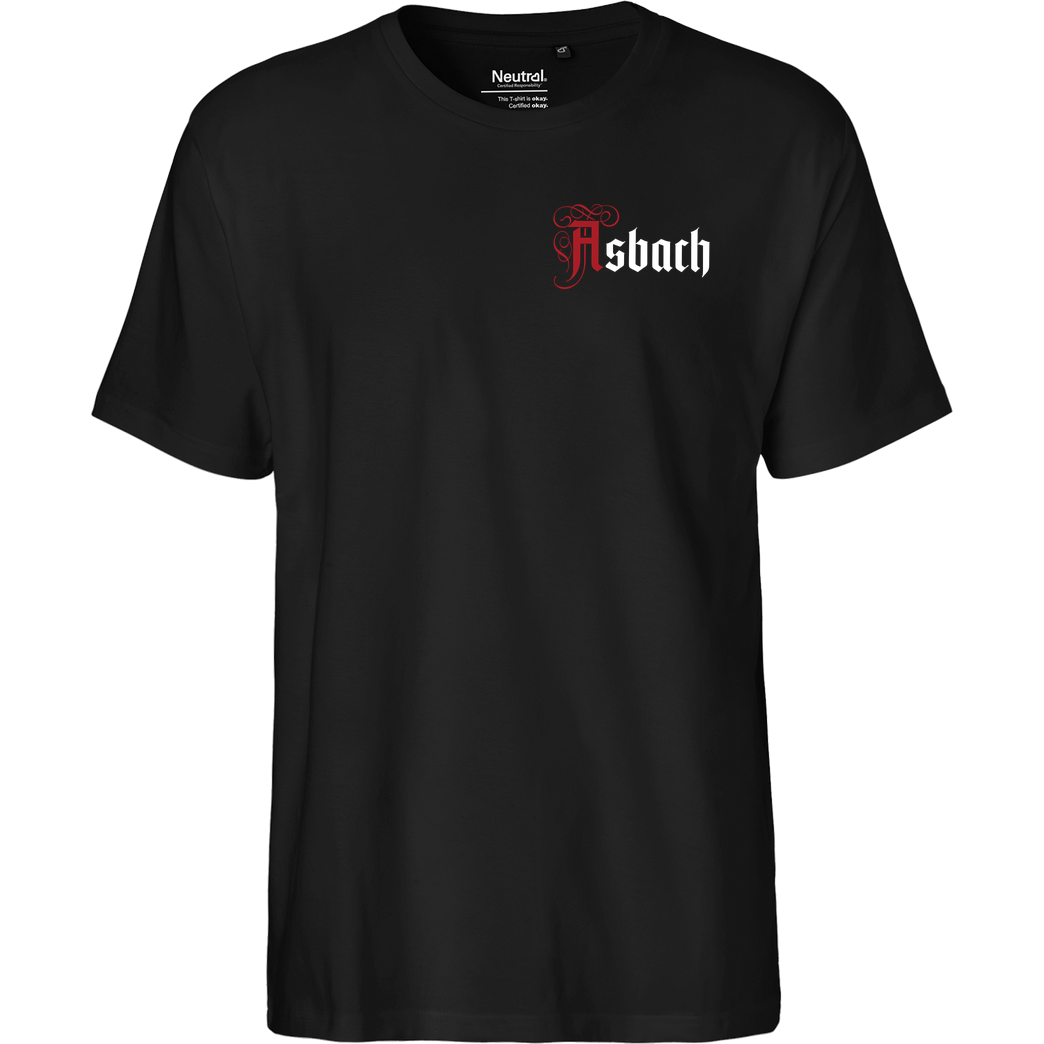Asbach Asbach® - Logo small T-Shirt Fairtrade T-Shirt - black