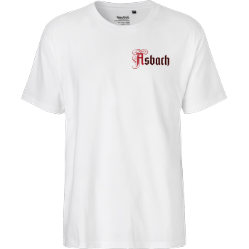 Asbach® - Logo small Fairtrade T-Shirt - white