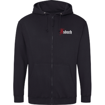 Asbach® - Logo small Hoodiejacke schwarz