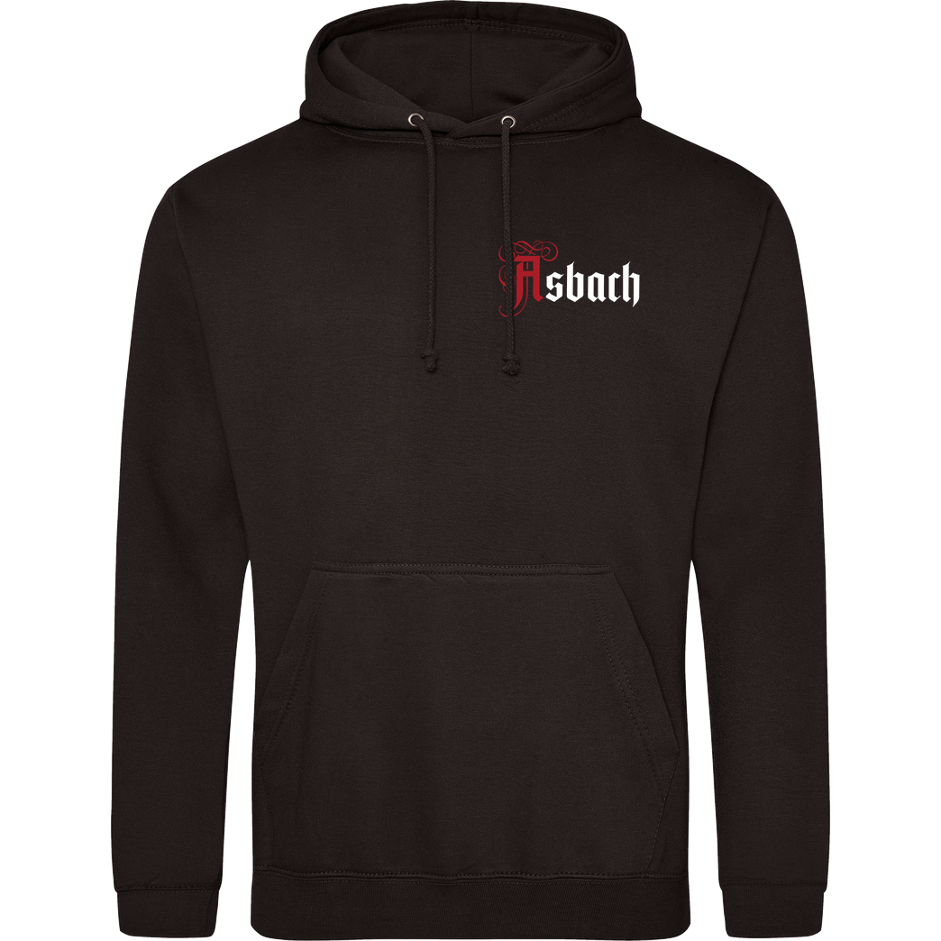 Asbach Asbach® - Logo small Sweatshirt JH Hoodie - Schwarz