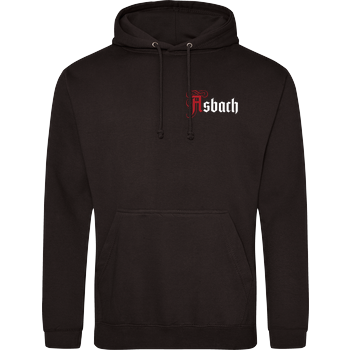 Asbach® - Logo small JH Hoodie - Schwarz