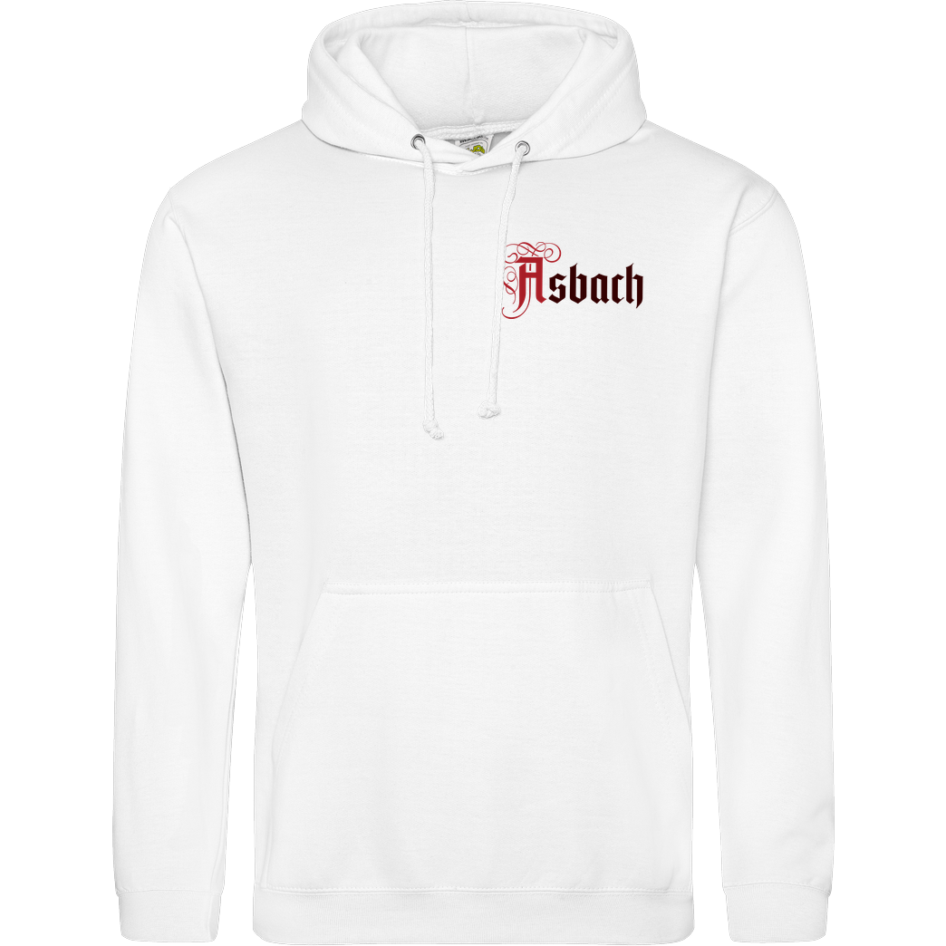 Asbach Asbach® - Logo small Sweatshirt JH Hoodie - Weiß