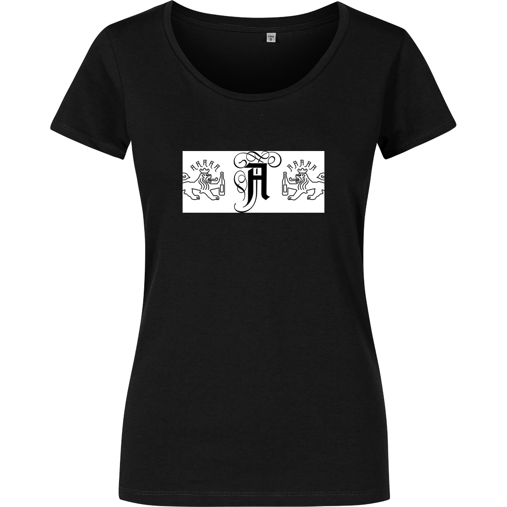 Asbach Asbach® - Löwen T-Shirt Girlshirt schwarz