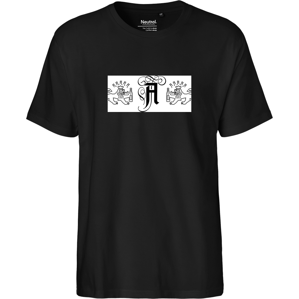 Asbach Asbach® - Löwen T-Shirt Fairtrade T-Shirt - black