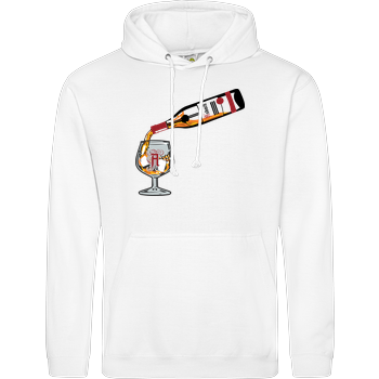 Asbach® - Pouring Bottle JH Hoodie - Weiß