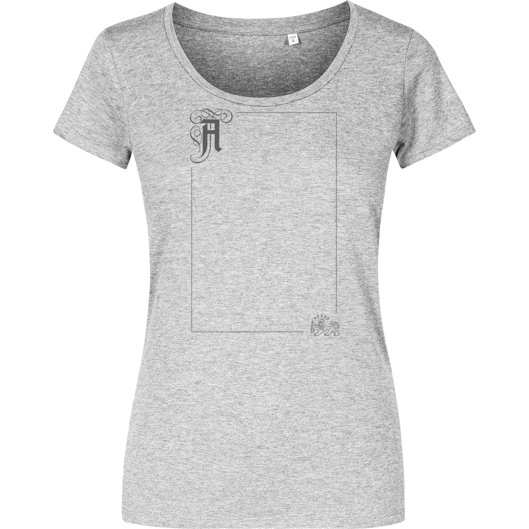 Asbach Asbach® - Rahmen T-Shirt Girlshirt heather grey
