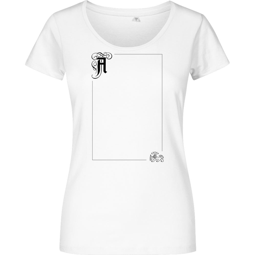 Asbach Asbach® - Rahmen T-Shirt Girlshirt weiss