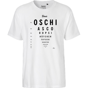 Asbach® - Sehtest Fairtrade T-Shirt - white