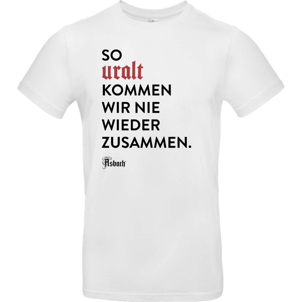 Asbach Asbach® - Uralt T-Shirt B&C EXACT 190 -  White